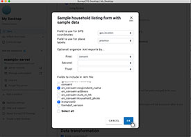 Google Earth export options